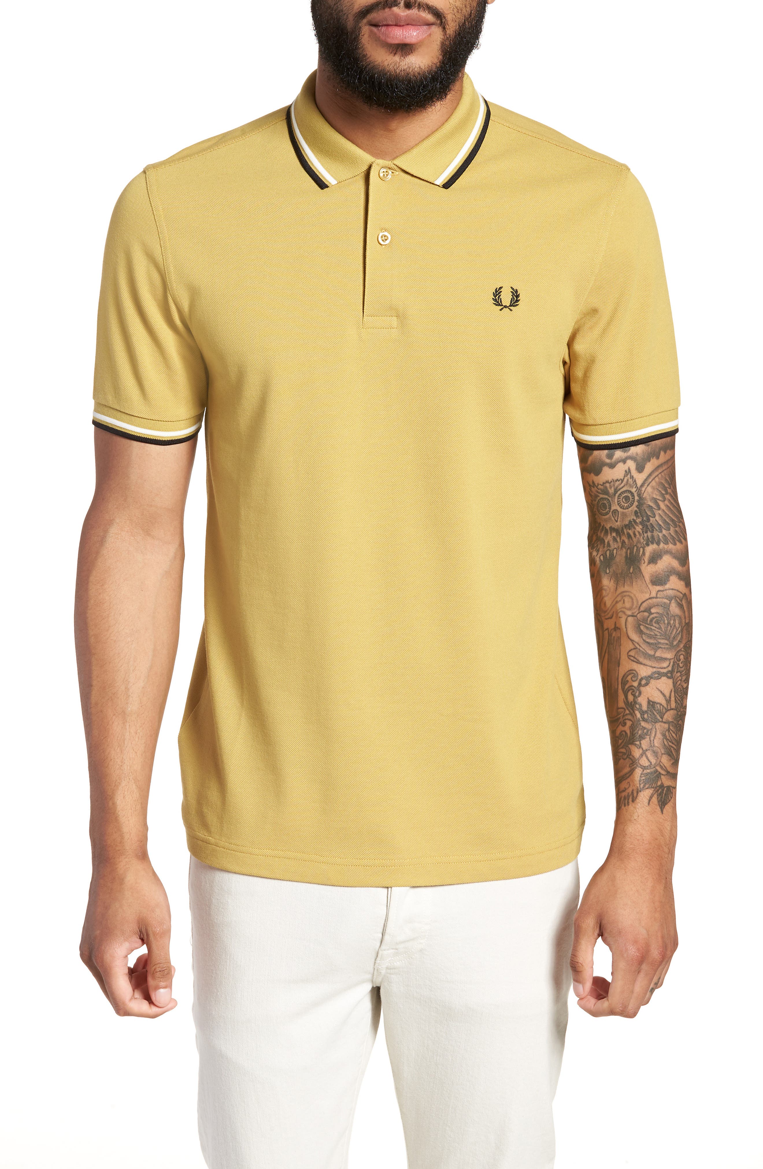 Fred Perry Extra Trim Fit Twin Tipped Piqu� Polo